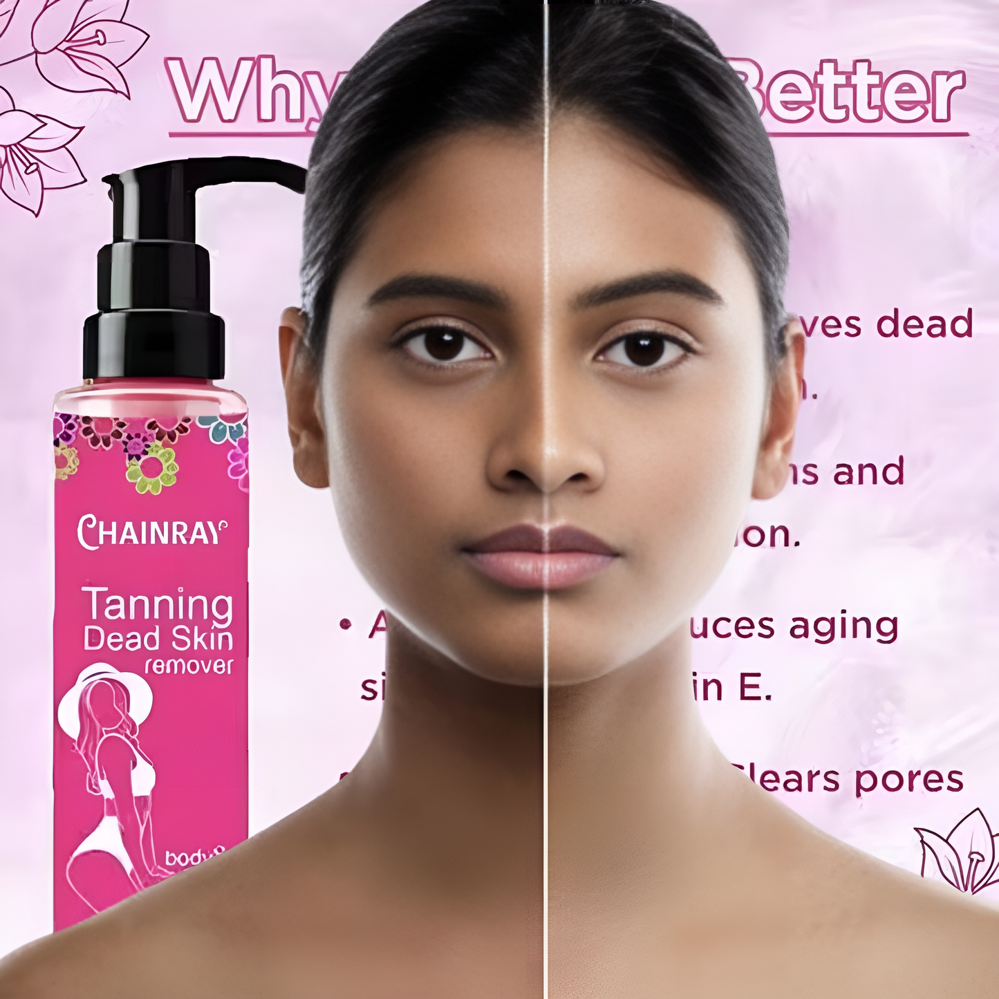 Tan & Dead Skin Removal Pack for Men & Women | Skin Brightening, De-Tan, Blackhead Cleanser, Natural Glow (Buy 1 Get 2 Free, Pack of 3)